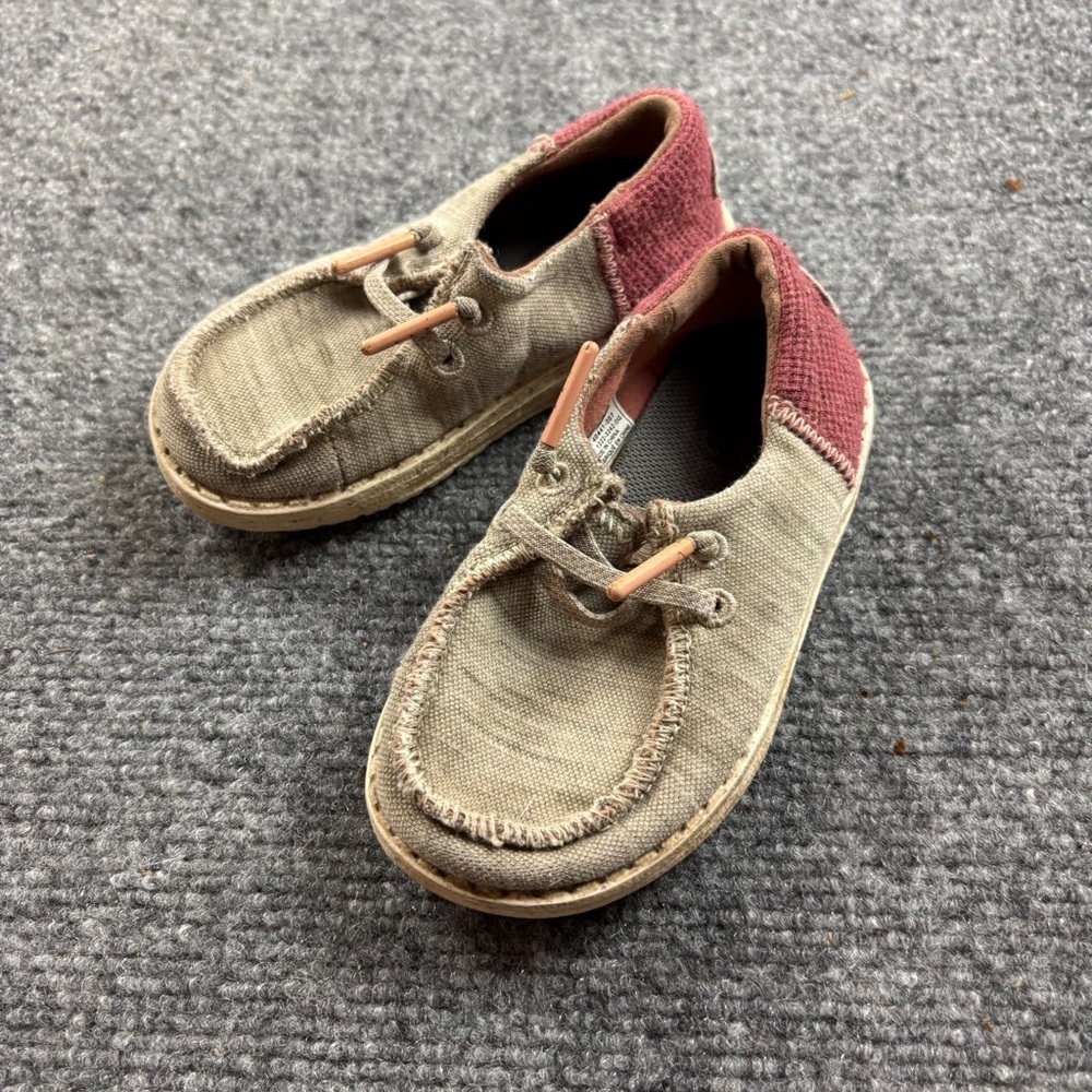 HEY DUDE Infant Wendy Toddler Baby Slip On Shoe size: 7